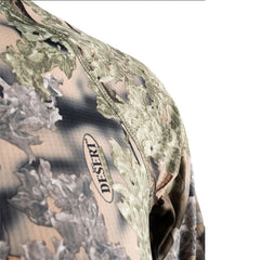 King's Camo XKG Elevation Tee Desert Shadow back view highlights extended back length