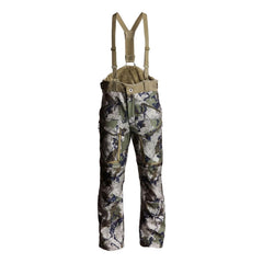 King's Camo XK7 Wind-Defender Bib Pant front view shows streamlined, quiet layering for cold hunts.