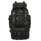 King'sGuard 100L backpack main compartment shows spacious storage for clothes and gear on multi-day trips.