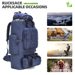 King'sGuard 100L backpack waterproof-fabric protects equipment in rain and damp conditions.