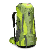 King'sGuard hiking backpack front view in green for all-day comfort