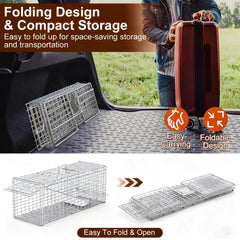 KinWarmth trap mesh close-up shows galvanized durability