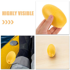 Kisangel bright-colors buoy improves spotting on water during activities.