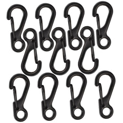Kisangel mini carabiner clip 0.94 inch secures keys on a hiking backpack