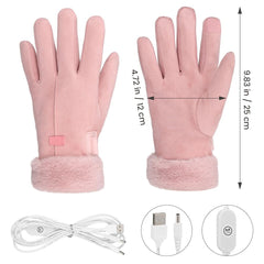 Kisangel stretch-fit unisex heated gloves providing flexible finger movement