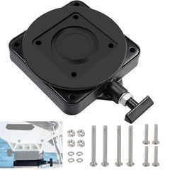 KitchenKipper 2207003 Low-Profile Swivel Mounting Base front view