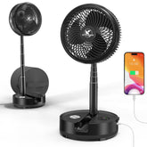 KITWLEMEN camping fan folded compact for travel and storage