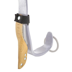 Klein Tools 1945G removable gaff guard with durable leather and Velcro strap for long tool life