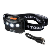 Klein Tools 56048 headlamp front view for hands-free task lighting.