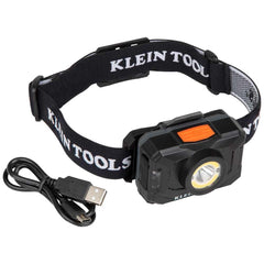Klein Tools 56414 headlamp 800 lm spotlight for precise outdoor illumination.