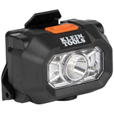 Klein Tools 60156 headlamp front-mount on a hard hat for hands-free illumination