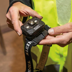 Klein Tools marker holder view highlighting quick-access markers on site.