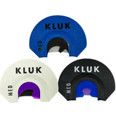 KLUK Custom Calls OG Cutter front view showing classic yelps and raspy back sounds for bold calling