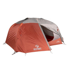Klymit Cross Canyon 3-Person tent front vestibule for quick access and gear storage.