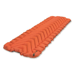 Klymit Insulated Static V sleeping pad inflated, side-sleeper support