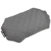 Klymit Luxe Travel Pillow inflated for neck support during flight