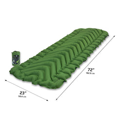 Klymit Static V compact-pack-size for easy backpacking and transport.