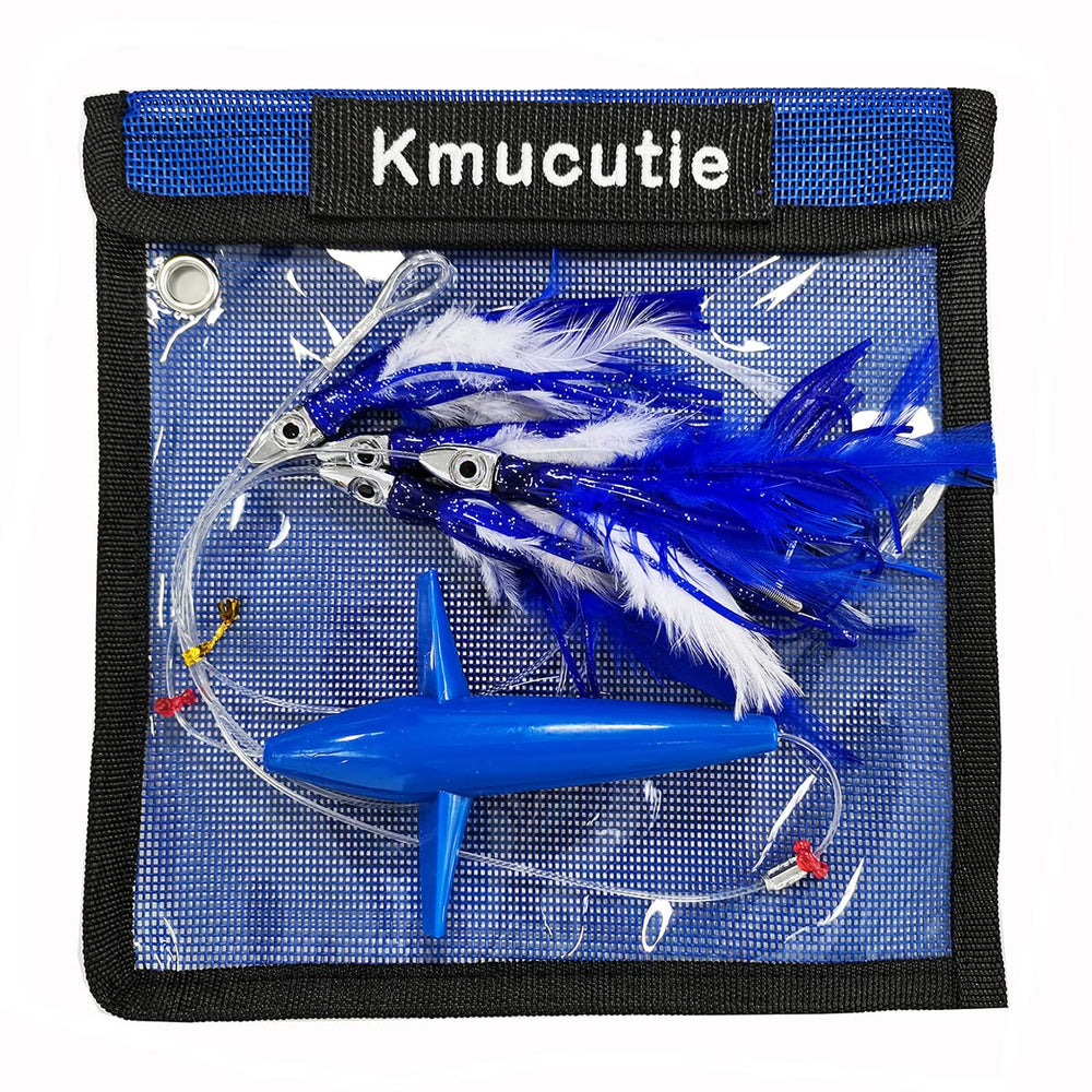 Kmucutie big game fishing bait set with Lure and squid baits - Color-A