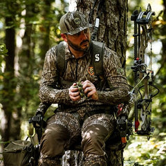 Knight & Hale Pack Rack held in hand for quick, portable rattling.