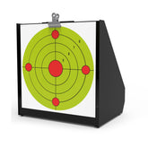 KNINE OUTDOORS pellet-trap-front-view shows sturdy steel body for safe backyard target practice.