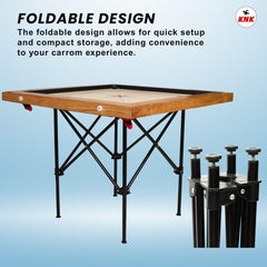KNK carrom stand with hydraulic height adjustment for quick setup