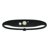 KNOG Quokka 150 headlamp high-beam illuminates distant targets for clear night visibility.