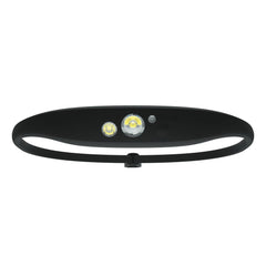 KNOG Quokka 150 headlamp high-beam illuminates distant targets for clear night visibility.