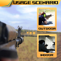 KNUOPYT AR500 8-inch target plate ideal for longer-range training and visibility