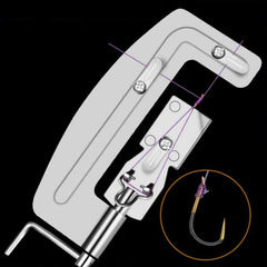 Kobeleen hook tyer knot machine for clean shanks and consistent line tension.