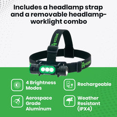 KODIAK detachable work light for portable inspections