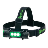 KODIAK headlamp worn on a hard hat for hands-free site lighting
