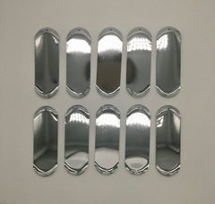 KOKOPROS durable chrome finish dodger withstands frequent use on long fishing days.