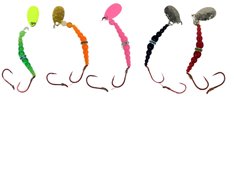 KOKOPROS Kokanee rings in vibrant colors attract Kokanee salmon underwater, potentially improving bite visibility.