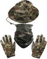 Kolumb camo boonie hat with wide brim