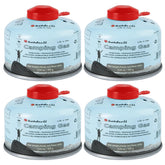 KOMAN isobutane 100g canister pack for convenient all-season camping fuel.