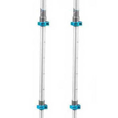 Komperdell Explorer Contour Powerlock trekking pole shown in compact 65 cm storage