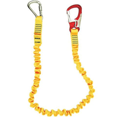 KONG Elastic Tether EVO Single yellow on a boat enhances on-deck safety