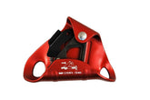 Kong Italy Chest Ascender blue left, ergonomic grip for smooth rope ascent.