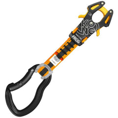 KONG Italy Frog Quickdraw orange-black connector for fast, secure anchor setup in sport climbing
