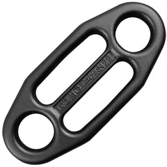 Kong Italy Gigi belay device in black for versatile belaying and abseiling with multiple rope types