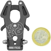 Kong Italy Mini Frog carabiner front view with quick-attach levers for fast hook-up