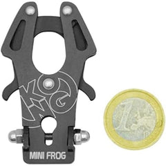 Kong Italy Mini Frog carabiner front view with quick-attach levers for fast hook-up