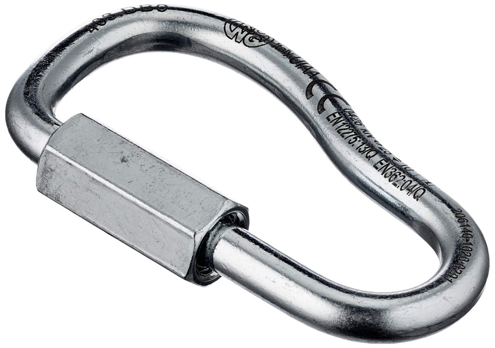 Kong Quick Link Asymmetric 7mm front view showing optimized rope passage