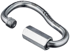 Kong Quick Link Asymmetric 7mm demonstrates rope passage optimization for quick attachment