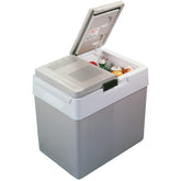 Koolatron Kargo Kooler split lid for easy access in tight car trunks
