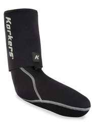 KORKERS I-Drain Neoprene Guard Sock 3.5mm - Black - Medium - Front view