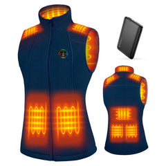 KOVNLO women's heated vest neck heat zone for core warmth outdoors.