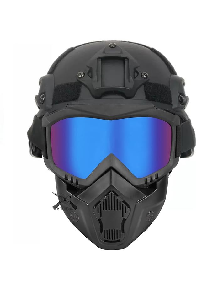 Koyheng MICH helmet with ABS-TPU frame offers durable protection for airsoft battles.