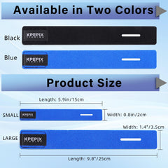 Close-up of neoprene fishing rod sleeve with anti-slip surface