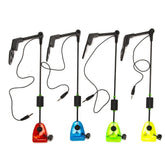 Kqcibz 4Pcs fishing swingers in a zipped case for easy organization.